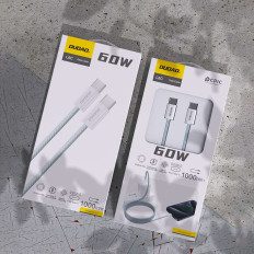 Trajni kabel UCB-C kabel PD 60W u ugljičnim vlaknima 1m svijetlo plava