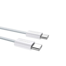 Trajen žični kabel UCB-C PD 60W v ogljikovih vlaken 3M svetlo modra