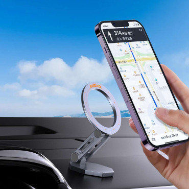 F17 Holder Car + Magnetic na telefonu za sivo armaturno ploščo