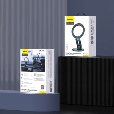 F17 Bilholder + magnetisk på telefonen til et grå dashboard