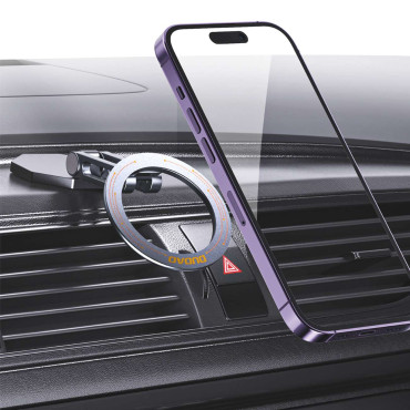 F17 Holder Car + Magnetic na telefonu za sivo armaturno ploščo