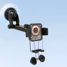 Autohouder F19 klemmen op de telefoon met een 15W-inductader