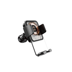 Automobilio laikiklis F19 fiksavimo telefone su 15W indukciniu krautuvu