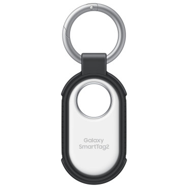 Silikonpåse för Samsung Galaxy SmartTag2 Svart Silver