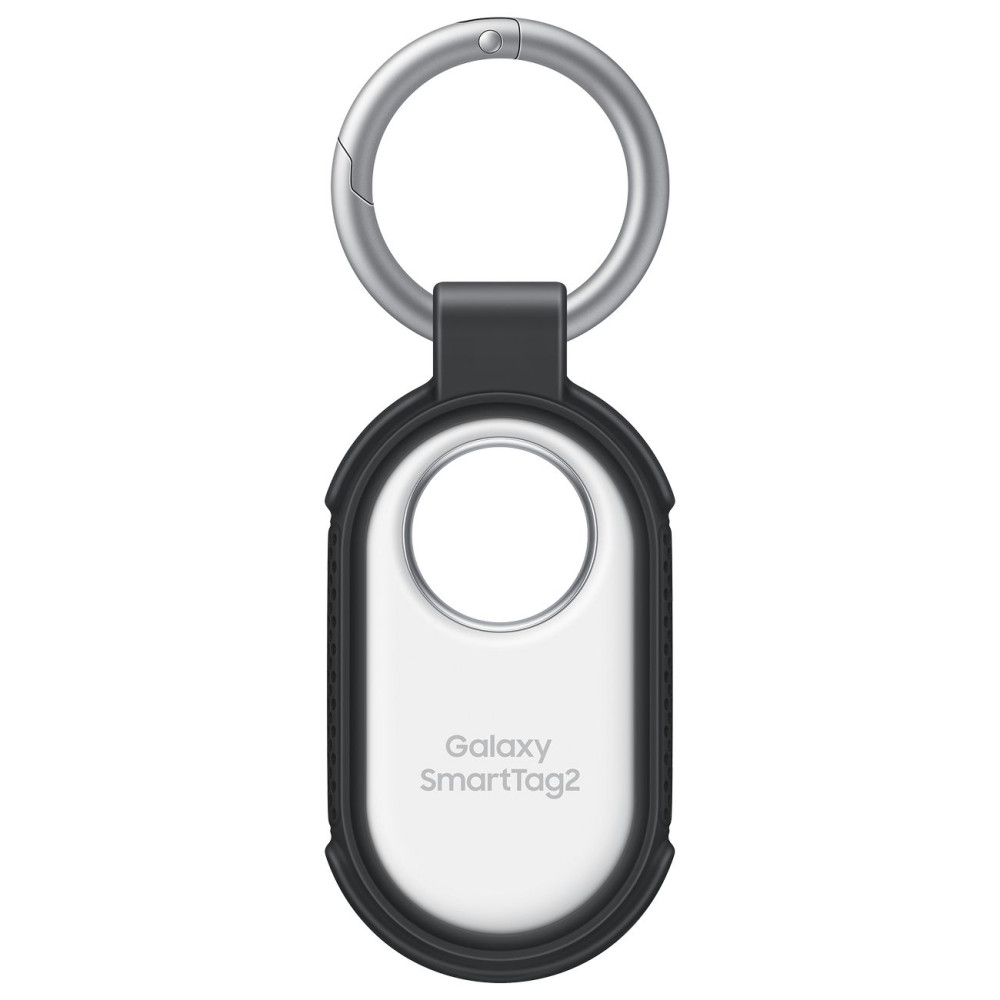Silikonpåse för Samsung Galaxy SmartTag2 Svart Silver