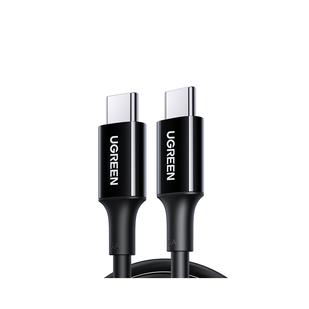 Kabeļu USB-C kabelis USB-C 480MB / S 5A 1m melns