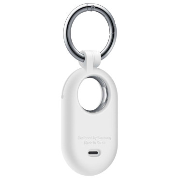 Silikónové puzdro pre Samsung Galaxy SmartTag2 biela
