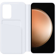 Portefeuille Samsung Smart View pour Galaxy S23 Fe Blanc
