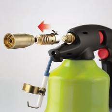 Gasbrännare Lödlampa Typhoon med Piezo tändare 1,2 kW