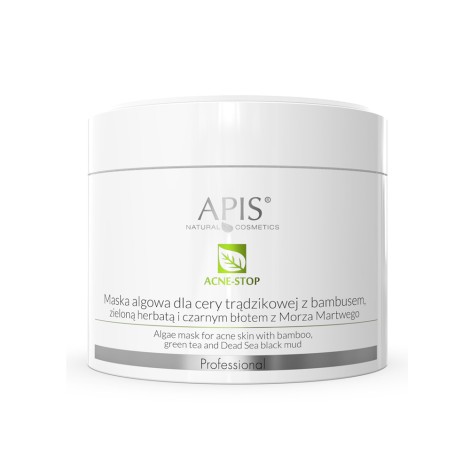 Maschera alghe APIS Acne-Stop per pelli acneiche 100 g — vista frontale