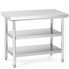 TABEL WERKTOP WERKTOP Central Steel 2 planken 100 x 60 cm tot 600 kg