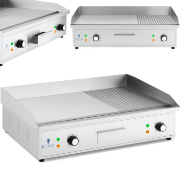 BBQ Električna plošča na žaru gladko zmešamo 727 x 420 mm 4400 W