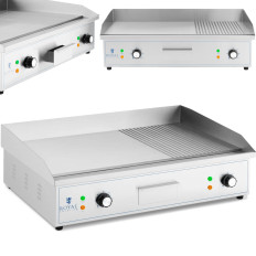 BBQ Električna plošča na žaru gladko zmešamo 727 x 420 mm 4400 W