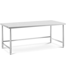 Bordsövning Rostfritt stål Bänkskiva 200 x 90 cm till 100 kg