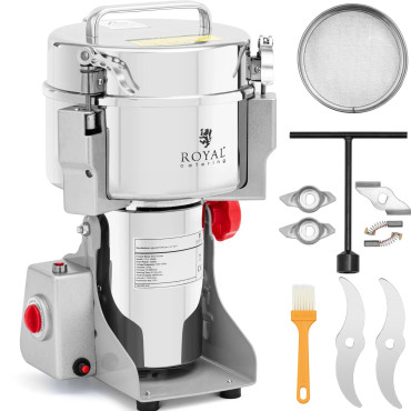 Profesionálny elektrický mlyn pre korenie. Byliny orechov NUTS 2000 G 3400 W