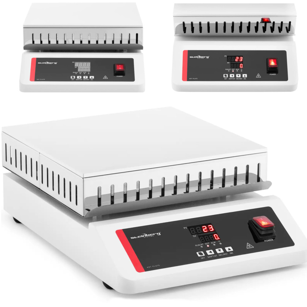 Laboratorieplatta LED 30 x 30 cm till 350 C