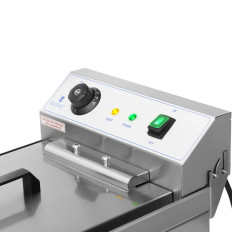 Electric fryer adjustable with a 400 V 6000 trigger trigger in 16 l
