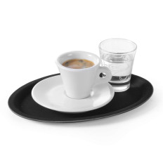 Waist-skuffen ikke-slip oval 16x23cm - svart