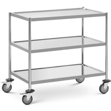 Garçom garçonete para servir 3 prateleiras 82 x 50 cm a 60 kg