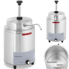 Heater for electric sauces with a dispenser with a pump 3.3 L 550 w
