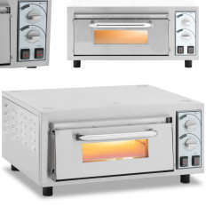 Professionele een-kamer pizza fornuis voor 1 pizza wo. 40 cm 2400 W