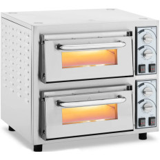 Profesionalna peći za dvokomornu pizzu za 2 pizza. 35 cm 4400 W