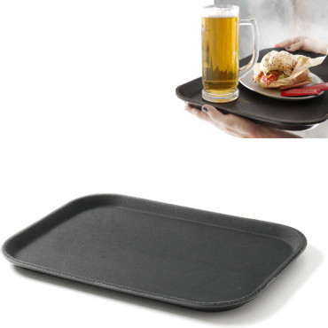 Bandeja de cintura antiderrapante GN 1/1 - preto