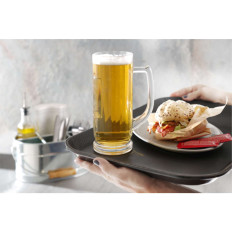 Černá antisklizní číšní látka GN 1/1