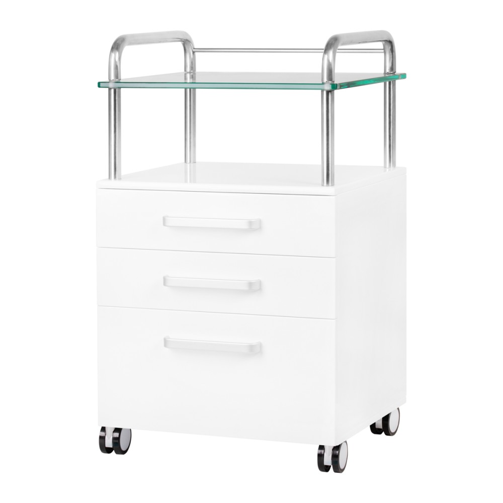 ACTIVESHOP PODOLOGICAL HELPER 6053 Witte podologie trolley met lades