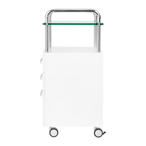 Ajudante Podológica ACTIVESHOP 6053 Branco — vista lateral
