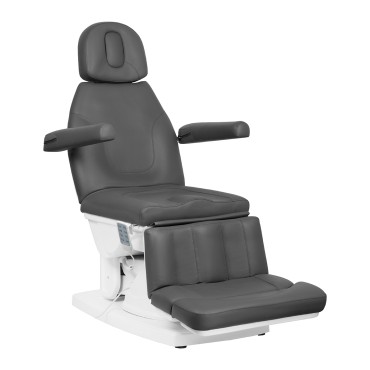 Silla eléctrica de podología Kate, 4 actuadores, gris