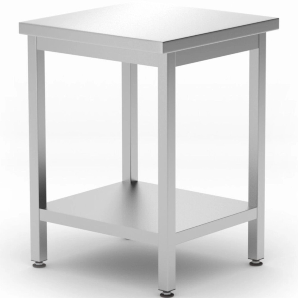 Tavolo da tavolo da tavolo calcolato con linea di bilancio 600 x 600 x 850 mm - Hendi 817094