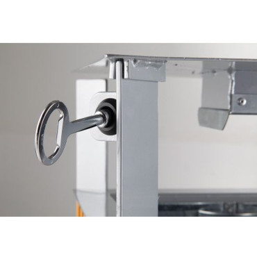 Miesto krepšelis su pelenine ir nuimamu metalu + mediniu 65L kasetėmis