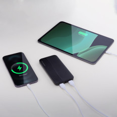Powerbank Li-Po 10000mAh 2xUSB sort