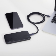 Powerbank Li-PO 10000Mah 2xusb crna