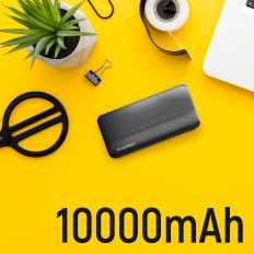 PowerBank Li-Po 10000Mah 2xusb Black