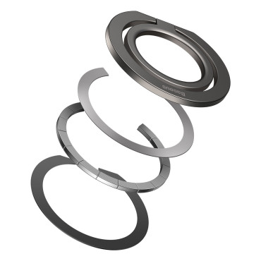 Magnetisk ringhållare halo står för grå