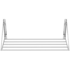 Estante de pared hecho de acero inoxidable hasta 40 kg 100 x 45 cm