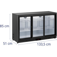 Koelkast. Staaf koelkast voor geglazuurde dranken 318 l 220 W