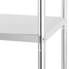 Gastronomisk lager Stålhylla upp till 200 kg 70 x 40 x 180 cm