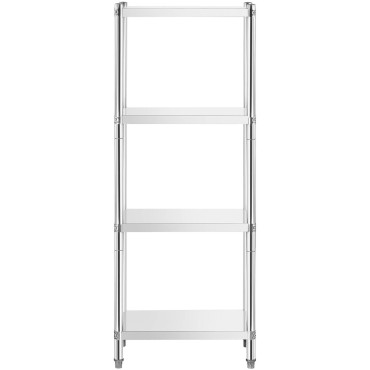 Gastronomijos sandėlio plieno lentynos iki 200 kg 70 x 40 x 180 cm