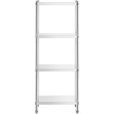 Gastronomische magazijn stalen plank tot 200 kg 70 x 40 x 180 cm