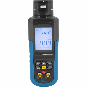 Geiger motstrålningsstrålning och röntgen LCD-Bluetooth + resväska