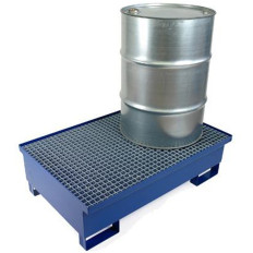 Banheira de captura de metal para 2 barris 200 120x80cm