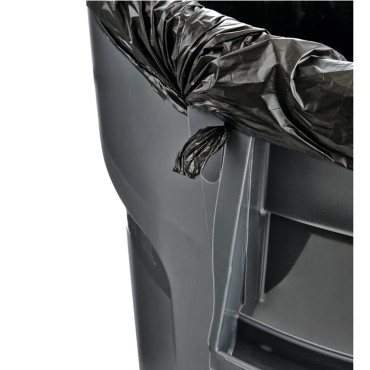 Kontajnerová priemyselná kocka pre odpad a potraviny brutálny kolo 121L - žltá