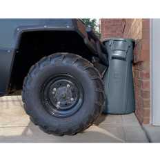 Container industriell kub för avfall och mat brute runda 166L - röd