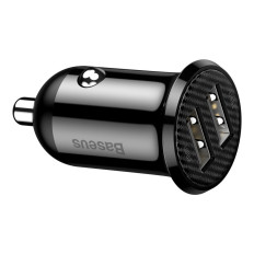 Carregador de carro Grão Pro 2x USB 4.8a preto