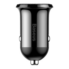 Carregador de carro Grão Pro 2x USB 4.8a preto