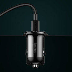 Carregador de carro Grão Pro 2x USB 4.8a preto