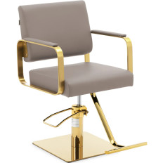 Barber's hairdresser. Cosmetic with a footstool Physa OTLEY - Beige - Golden